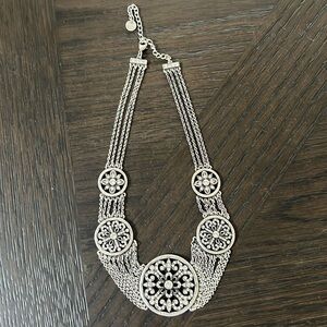 Touchstone Crystal silver necklace